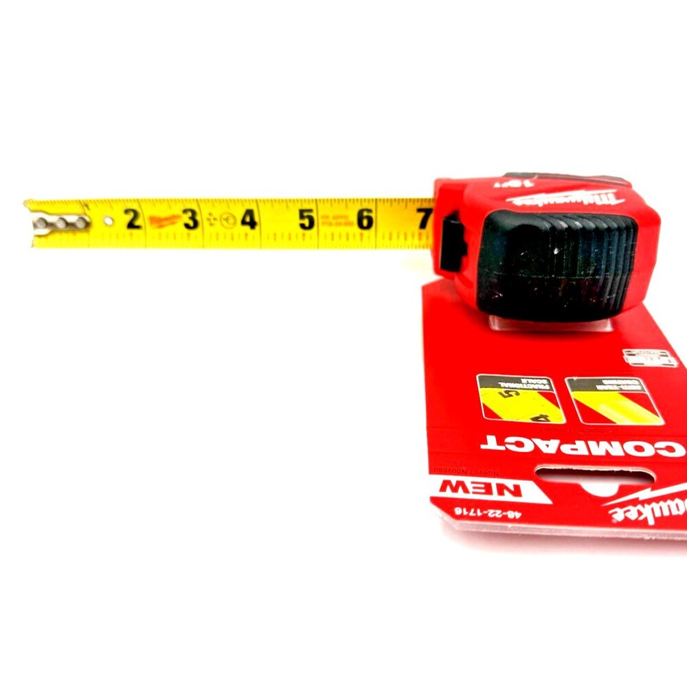 NIP Milwaukee Tool 48-22-1716 16Ft Compact Tape Measure